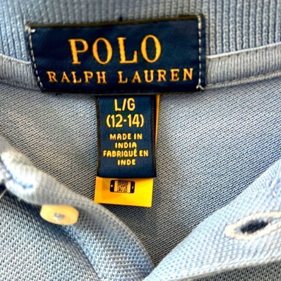 Blue Ralph Lauren Cotton Mesh Polo Dress size Large in excellent condition - Picture 2 of 9